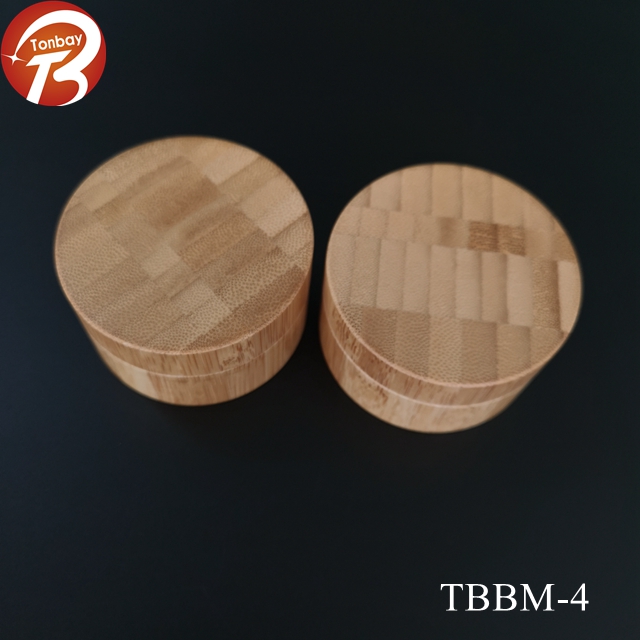 50g plastic jar with bamboo lid