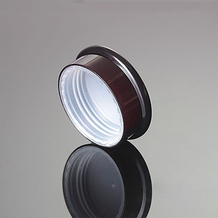 50g red glass light-proof skin care cream jar