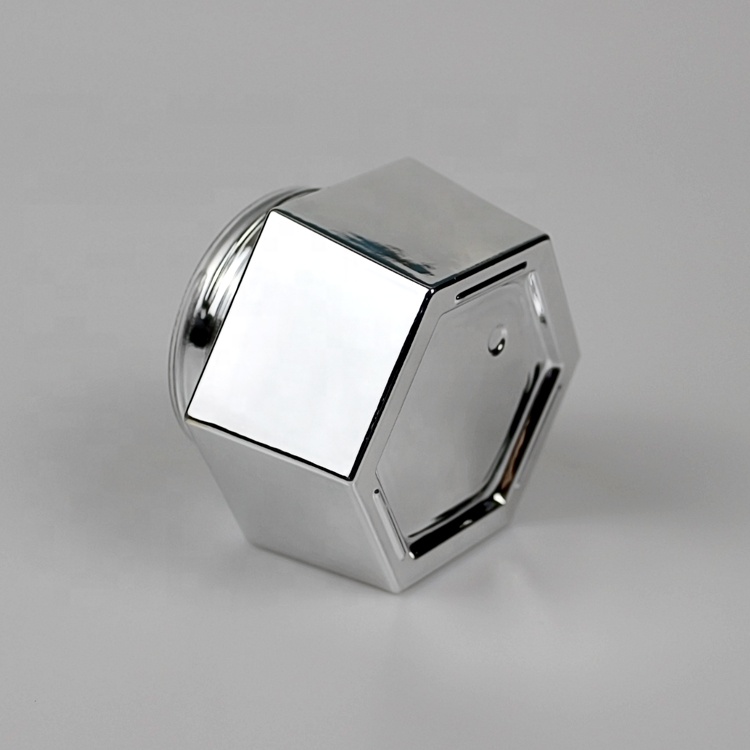 50g silver glass jar Cream eye with plastic plug cap