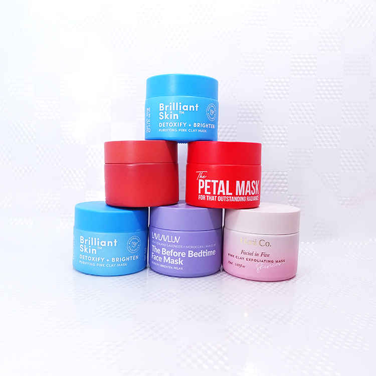 50g wide mouth colorful printing glass jar eye cream jar for face mask hair body skin care cream for sale white porcelain jar
