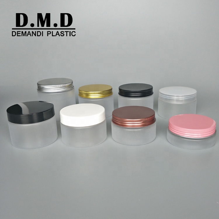 50gram 50ml 60ml 80ml 100ml 100g 4oz 120ml 200ml 150ml 250ml 8oz empty clear plastic PET cosmetic jar with lid for body butter