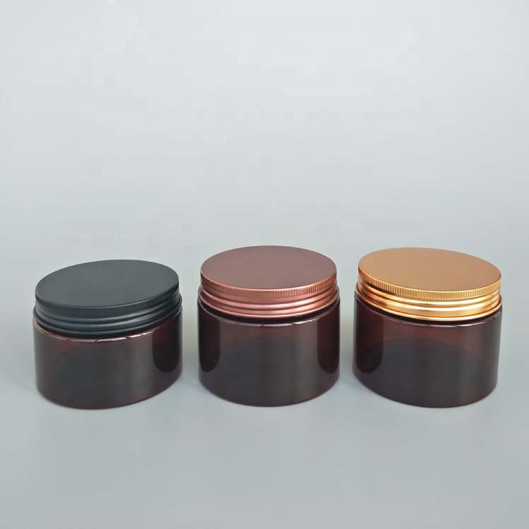50gram 50ml 60ml 80ml 100ml 100g 4oz 120ml 200ml 150ml 250ml 8oz empty clear plastic PET cosmetic jar with lid for body butter