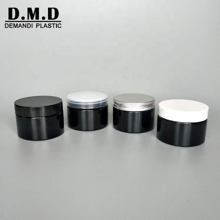 50gram 50ml 60ml 80ml 100ml 100g 4oz 120ml 200ml 150ml 250ml 8oz empty clear plastic PET cosmetic jar with lid for body butter