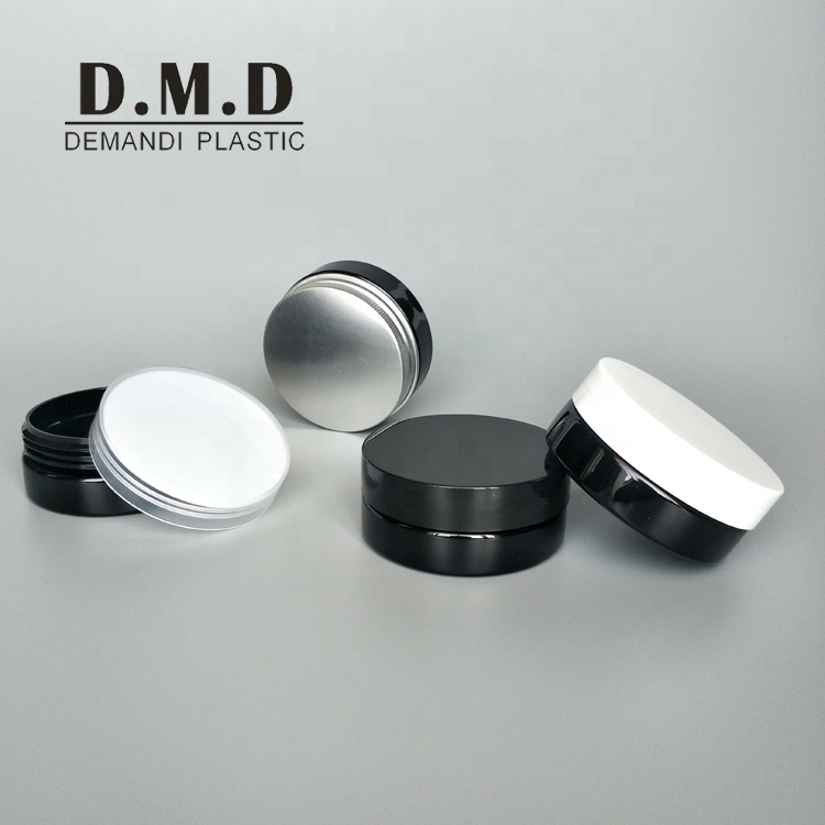 50gram 50ml 60ml 80ml 100ml 100g 4oz 120ml 200ml 150ml 250ml 8oz empty clear plastic PET cosmetic jar with lid for body butter