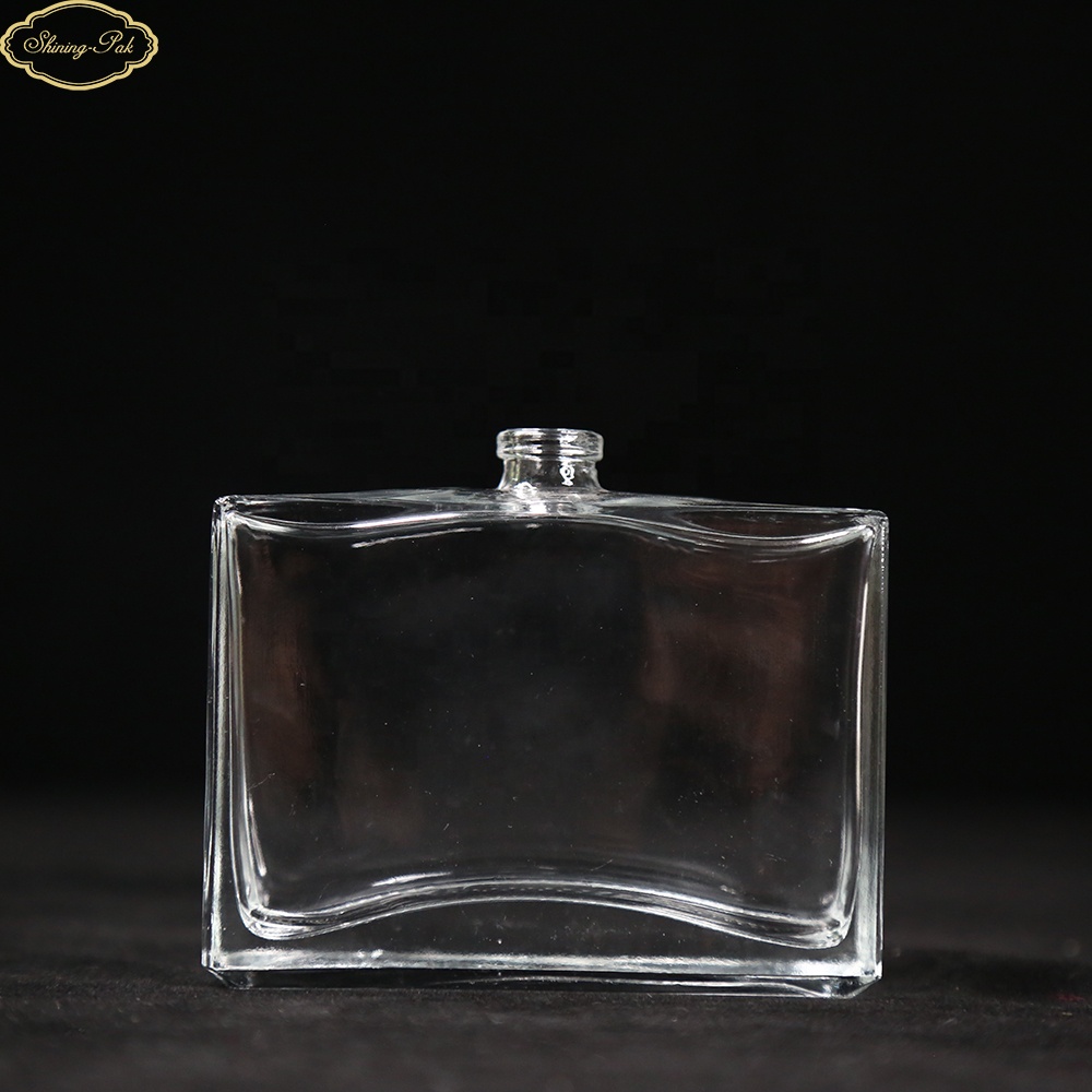 50mI rectangle fragrance bottle perfume glass bottle fancy glass cosmetic bottle
