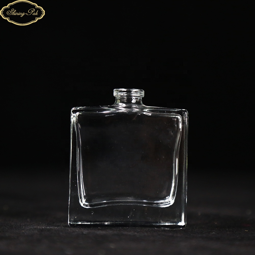 50mI rectangle fragrance bottle perfume glass bottle fancy glass cosmetic bottle