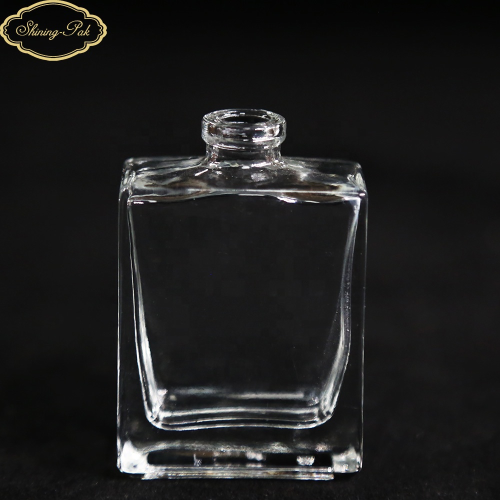 50mI rectangle fragrance bottle perfume glass bottle fancy glass cosmetic bottle
