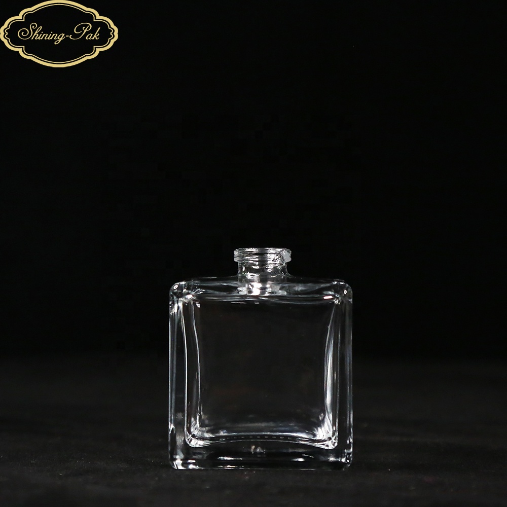 50mI square cube wholesale perfume glass bottle