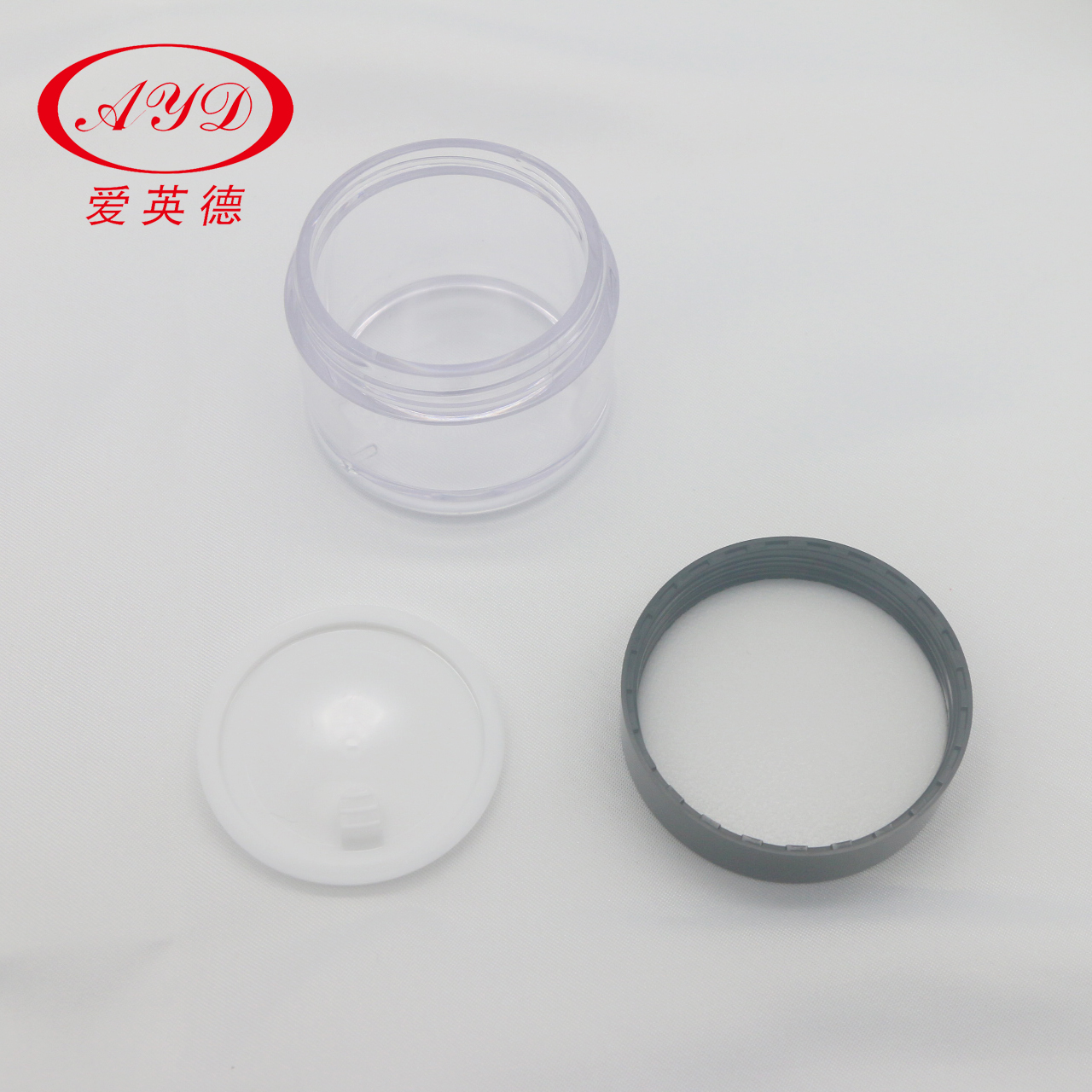 50ml 100g 120ml 200g 250ml PETG Cosmetic Jar Cream Packaging Scrub Containers With Lid Disc