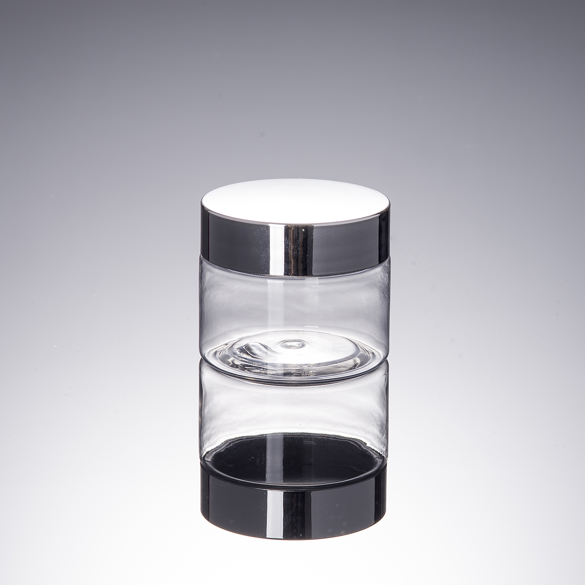 50ml 100ml 120ml 150ml 200ml 4oz cosmetic packaging clear pet plastic cream jar with plastic lid