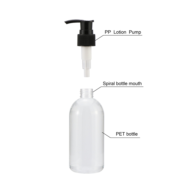 50ml 100ml 120ml 150ml 200ml wholesale custom plastic packaging hand wash liquid shampoo bottle pet plastic lotion pump bottle