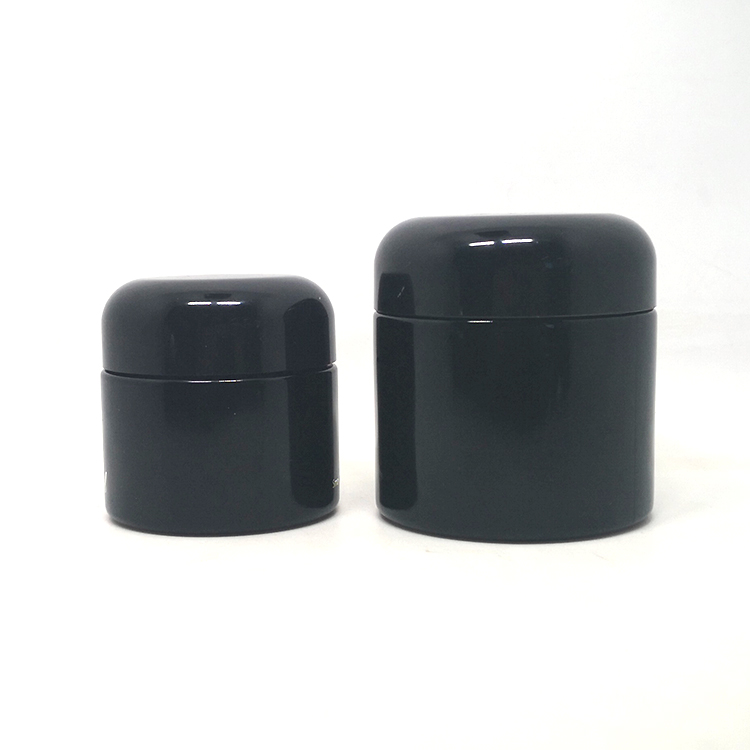 50ml 100ml 150ml 200ml 250ml 500ml empty herb weed flower storage dark uv violet glass jars wtih arc lids