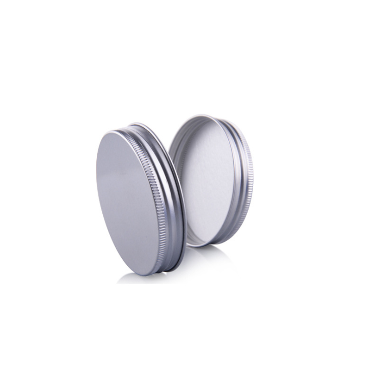 50ml 100ml 150ml 200ml Clear Pet Container Jar With Aluminum Lid