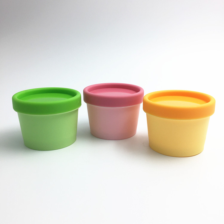 50ml/100ml/150ml/200ml Single Wall Cute Mini Face Cream/Hand Cream Empty PP Jar