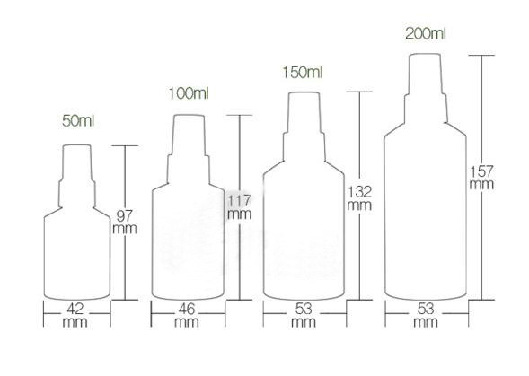 50ml 100ml 150ml 200ml pump bottle with aluminum cream pump