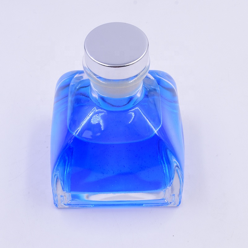 50ml 100ml 150ml 250ml empty clear luxury perfume aromatherapy bottles Fragrance reed diffuser glass bottle decorative with lids
