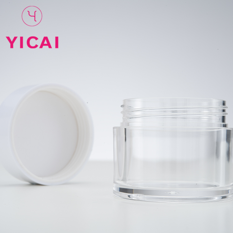 50ml 100ml 150ml Round Shape Plastic Hand Care Cream Cosmetic PETG Jar