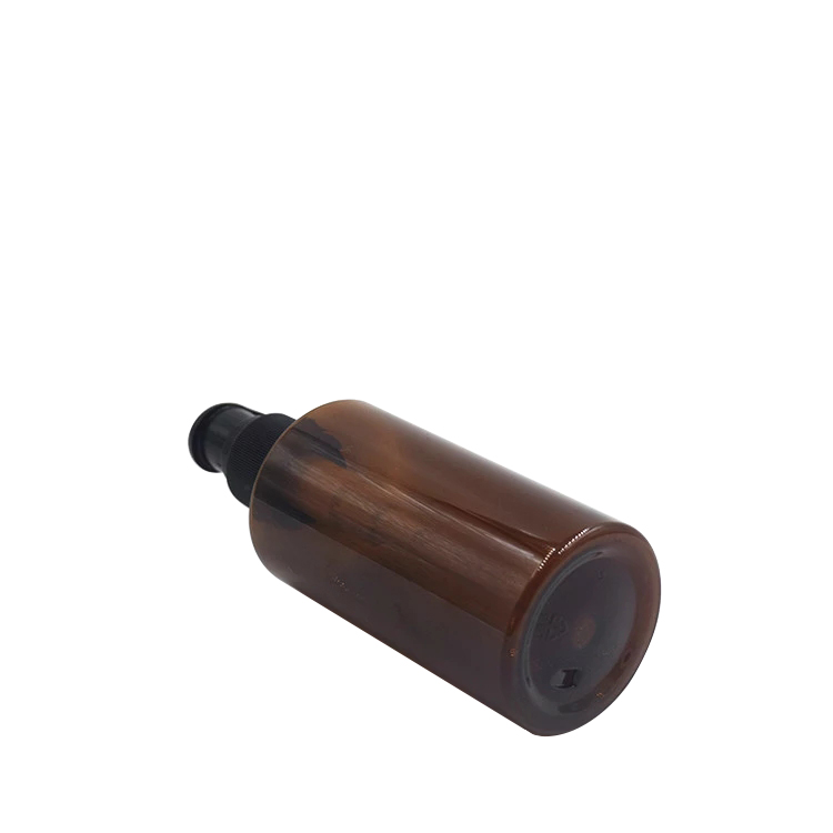 50ml 100ml 150ml amber pet plastic cosmetic bottle lotion container hand soap bottle