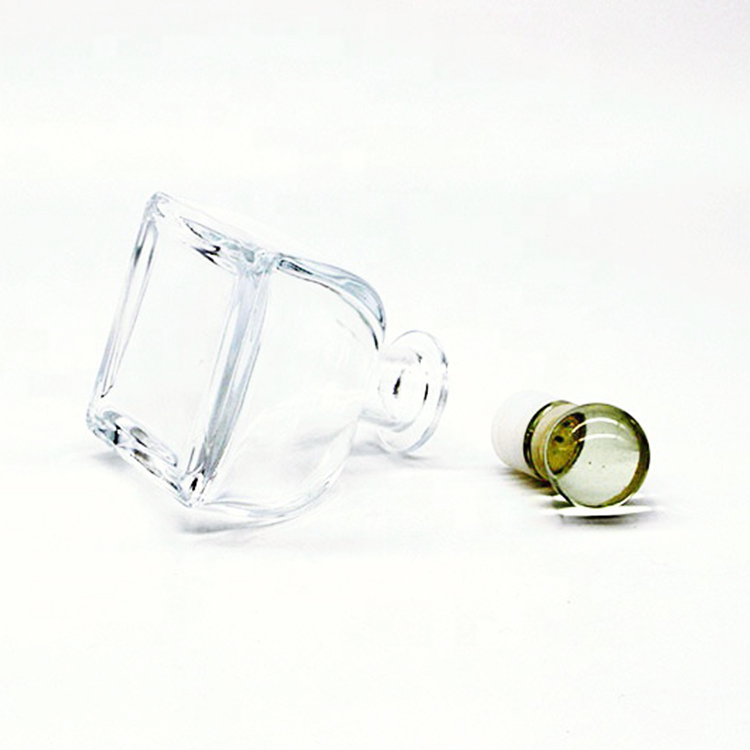 50ml 100ml 150ml empty round hoom room perfume fragrance aroma reed diffuser glass bottle with Glass Ball Lid