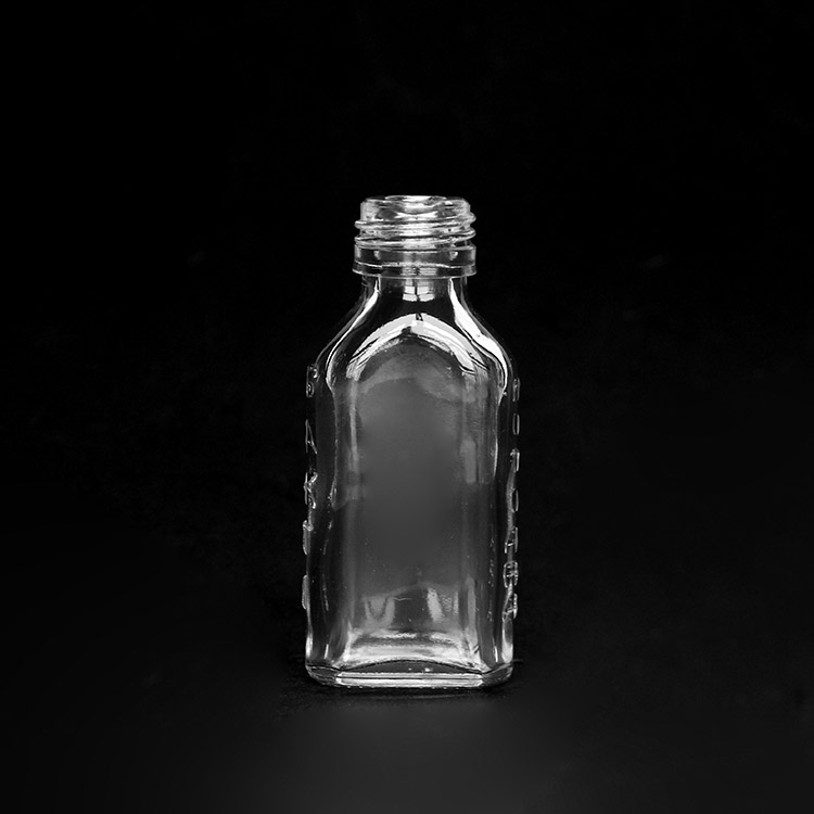 50ml 100ml 200ml 250ml 350ml 500ml Clear Flat Juice Cold Brew Coffee Glass Flask Bottles Design