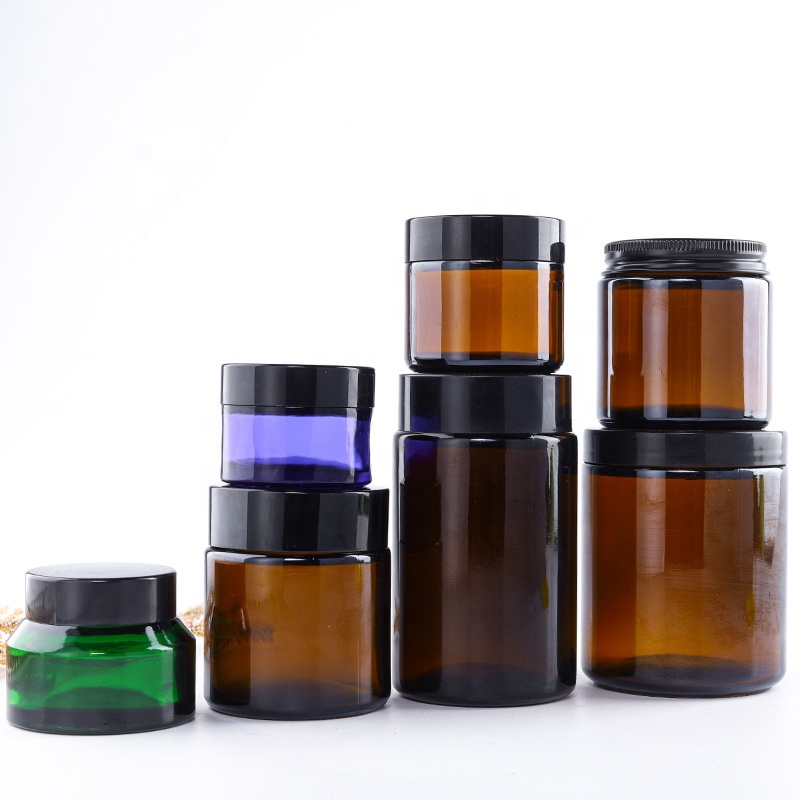 50ml 100ml 200ml 250ml Empty Plastic Facial Mask Bottle Bath Salt Cosmetic storage jar face container