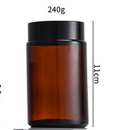 50ml 100ml 200ml 250ml Empty Plastic Facial Mask Bottle Bath Salt Cosmetic storage jar face container