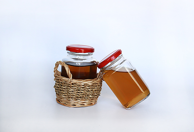 50ml 100ml 200ml 280ml 380ml Square Glass Jar For Honey Jelly Jam Pickles Food Storage Glass Jar