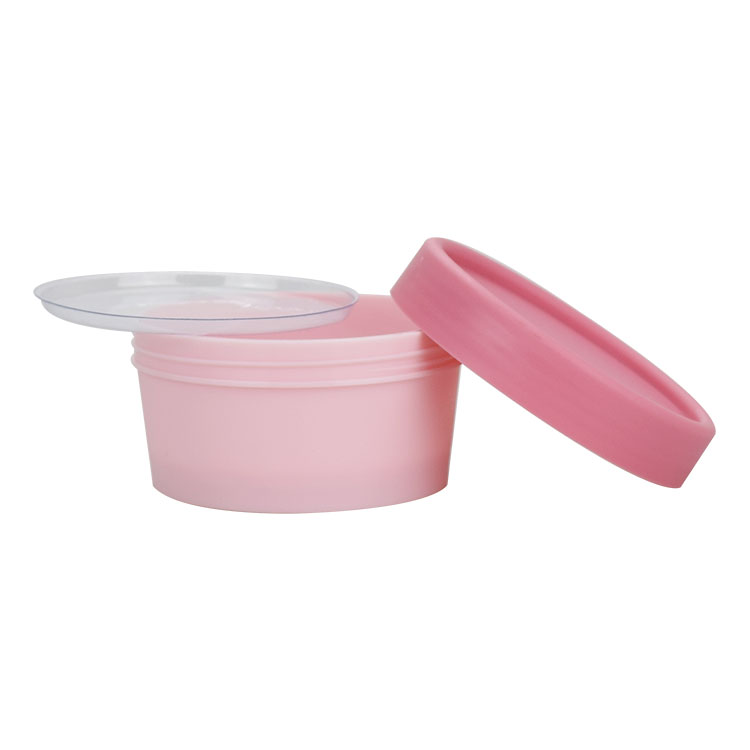 50ml 100ml 200ml plastic pink cosmetic jar hand cream packaging jar