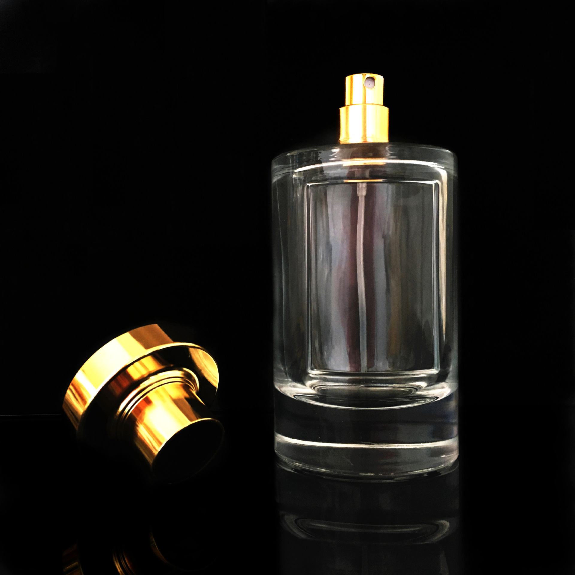 50ml 100ml 200ml refillable perfume spray pump bottle