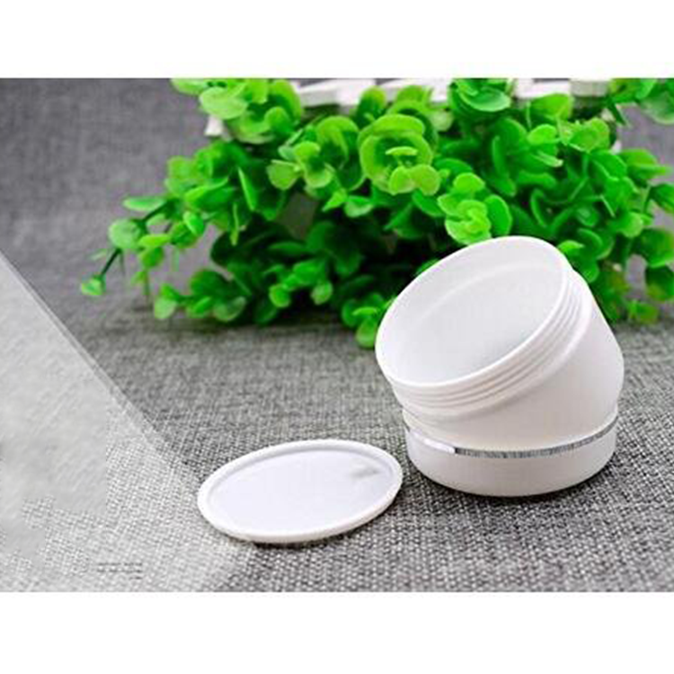 50ml 100ml 250ml Travel And Home Makeup, Lotion, Cream Jar White PP Plastic Face Cream Jar