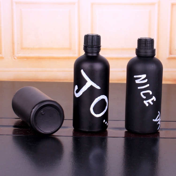 50ml 100ml 500ml boston glass bottle for laboratory with Phenolic caps