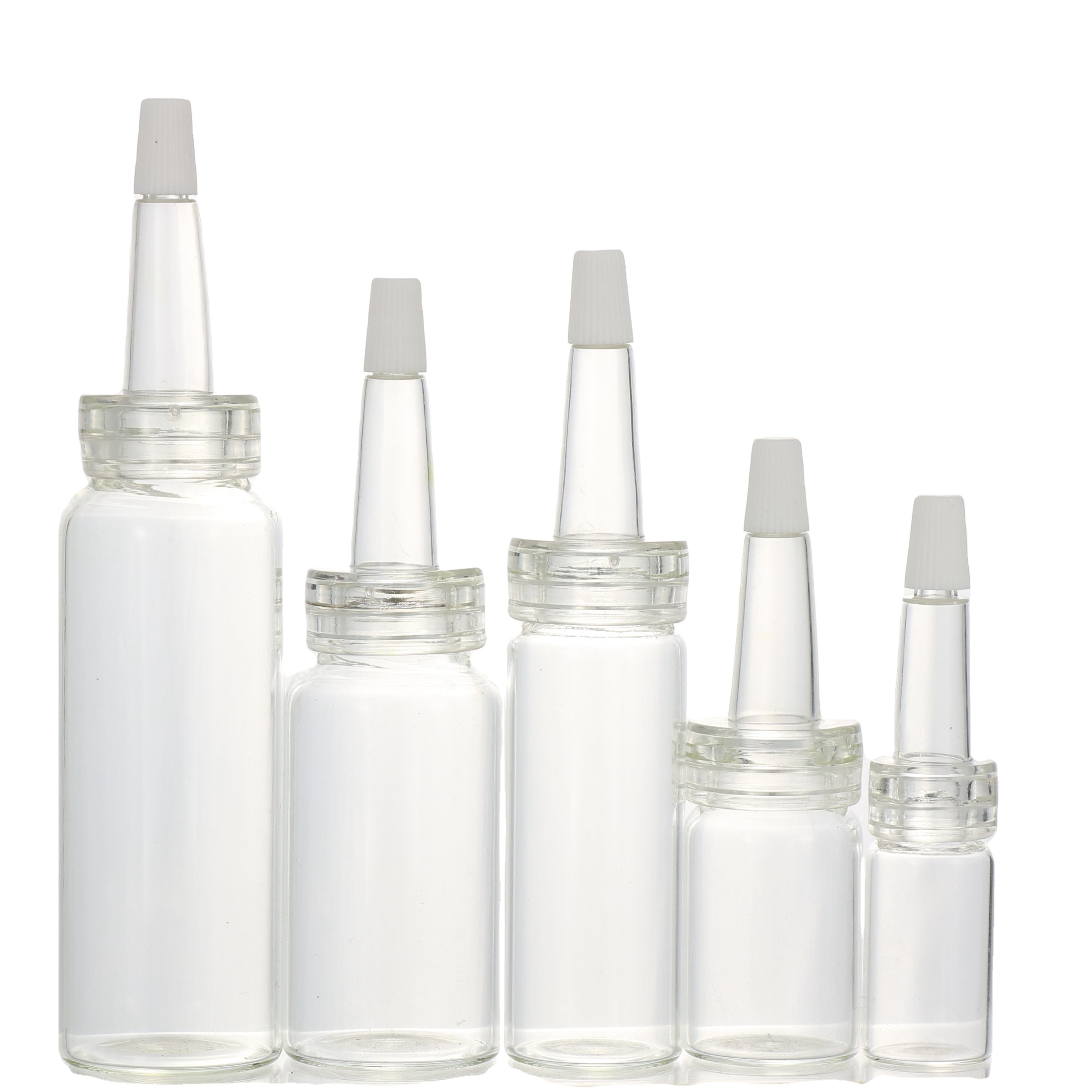 50ml 100ml Amber clear moulded injection glass bottle/vial for antibiotics