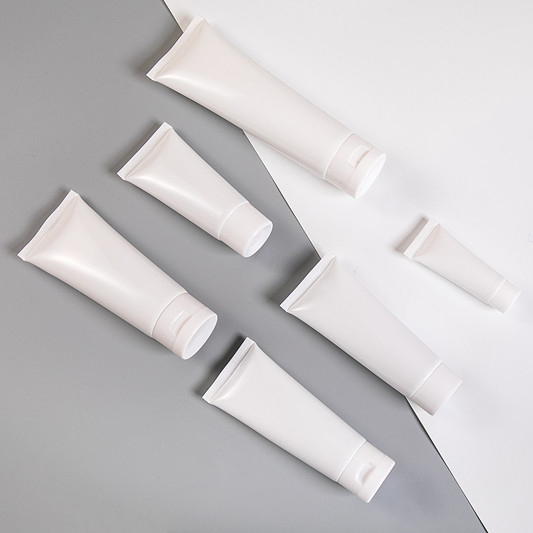 50ml 100ml Cosmetic empty plastic squeeze soft tube with screw or flip lid