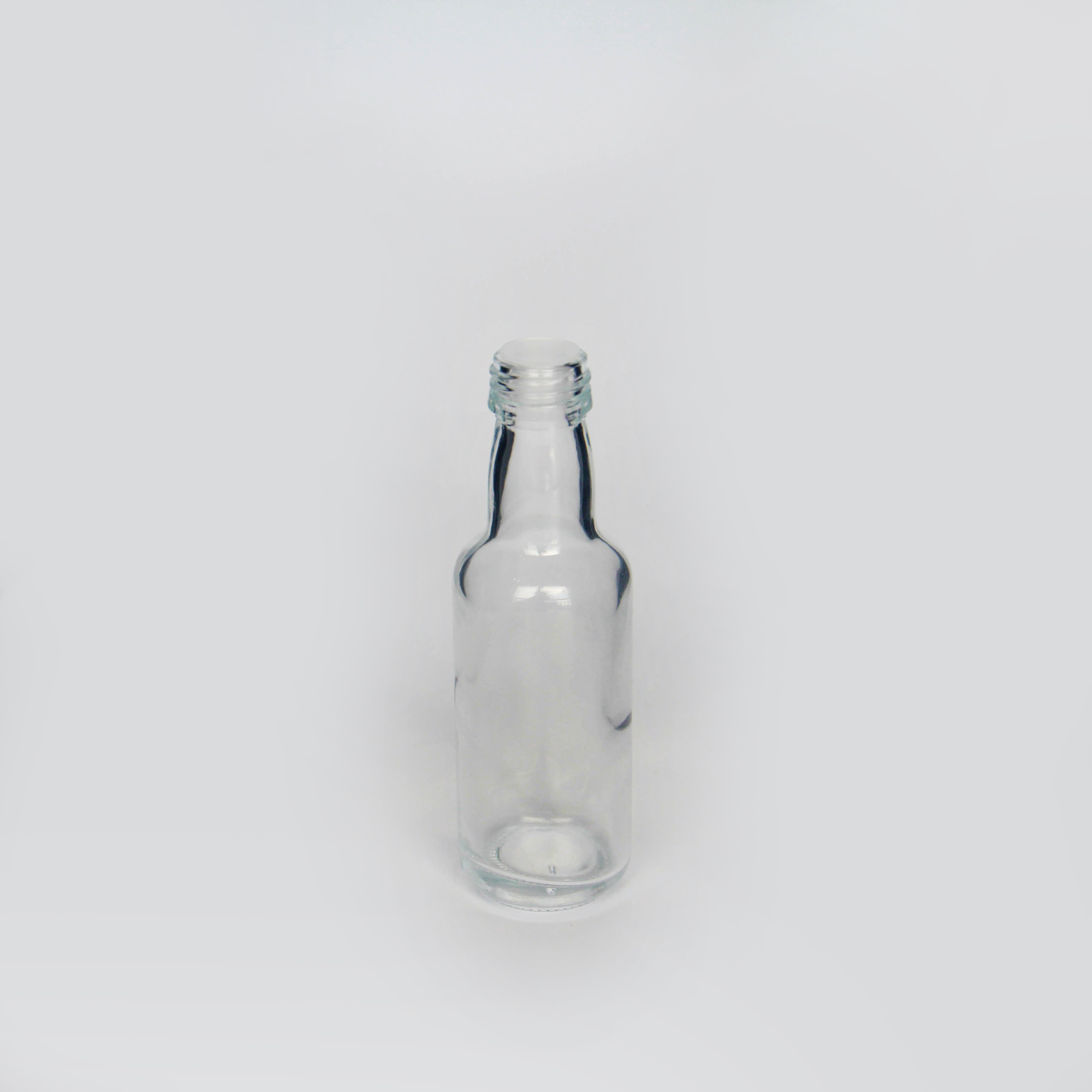 50ml 100ml Fancy Round Mini Whisky Glass Bottle With Lid For Beverage Juice Alcohol Spirits Drink Use