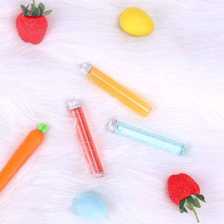 50ml 100ml Glass Tube Bottle Wine Test Set Glass Wine In Tube for Cocktail With Metal Lid