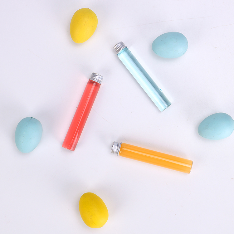 50ml 100ml Glass Tube Bottle Wine Test Set Glass Wine In Tube for Cocktail With Metal Lid
