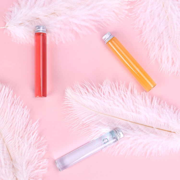 50ml 100ml Glass Tube Bottle Wine Test Set Glass Wine In Tube for Cocktail With Metal Lid