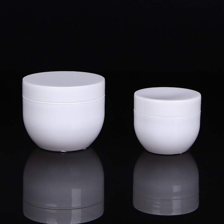 50ml 100ml cosmetic plastic Oval shape jar