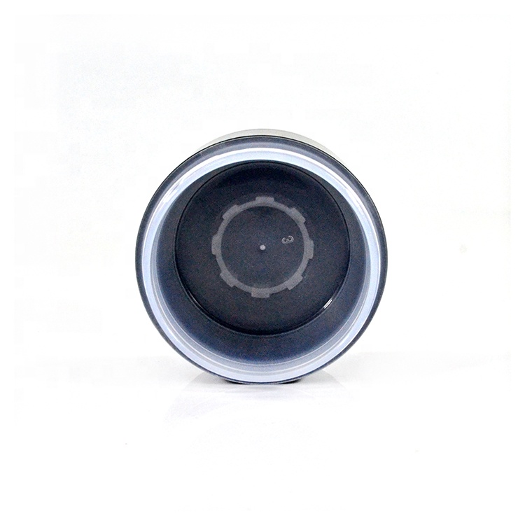 50ml 100ml double wall white clear dark black plastic cosmetic cream jar container