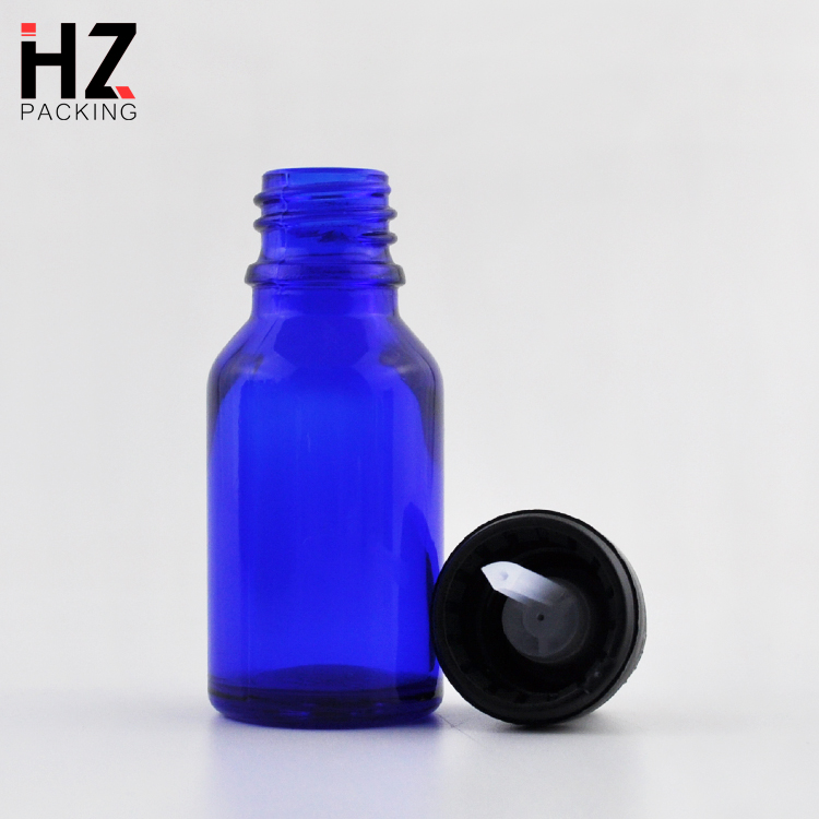 50ml 100ml frost blue empty glass dropper eliquid bottle black with plastic cap