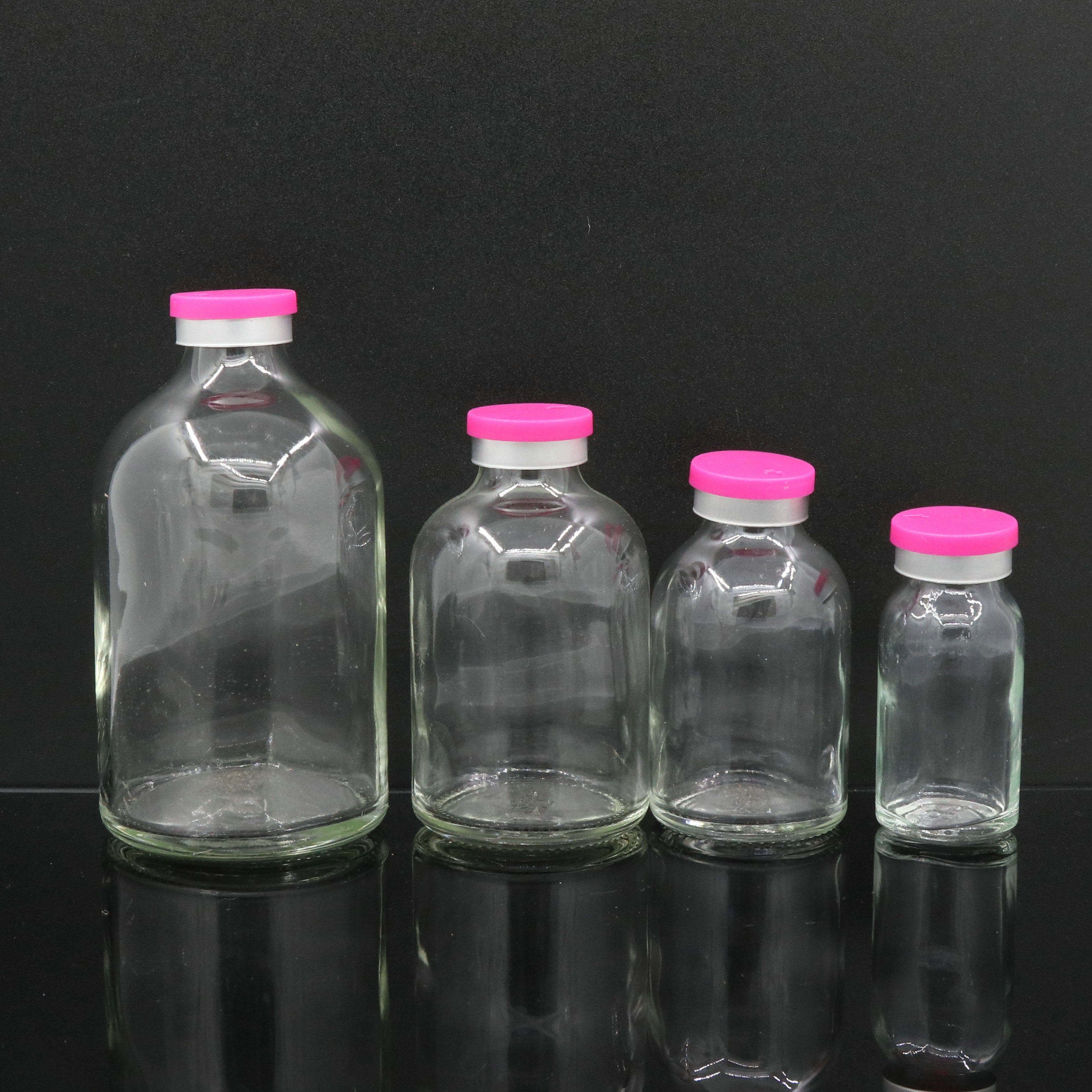 50ml 100ml glass penicillin vial, 100ml penicilin bottle stopper for pharma, pharma penicillin 100ml glass bottles