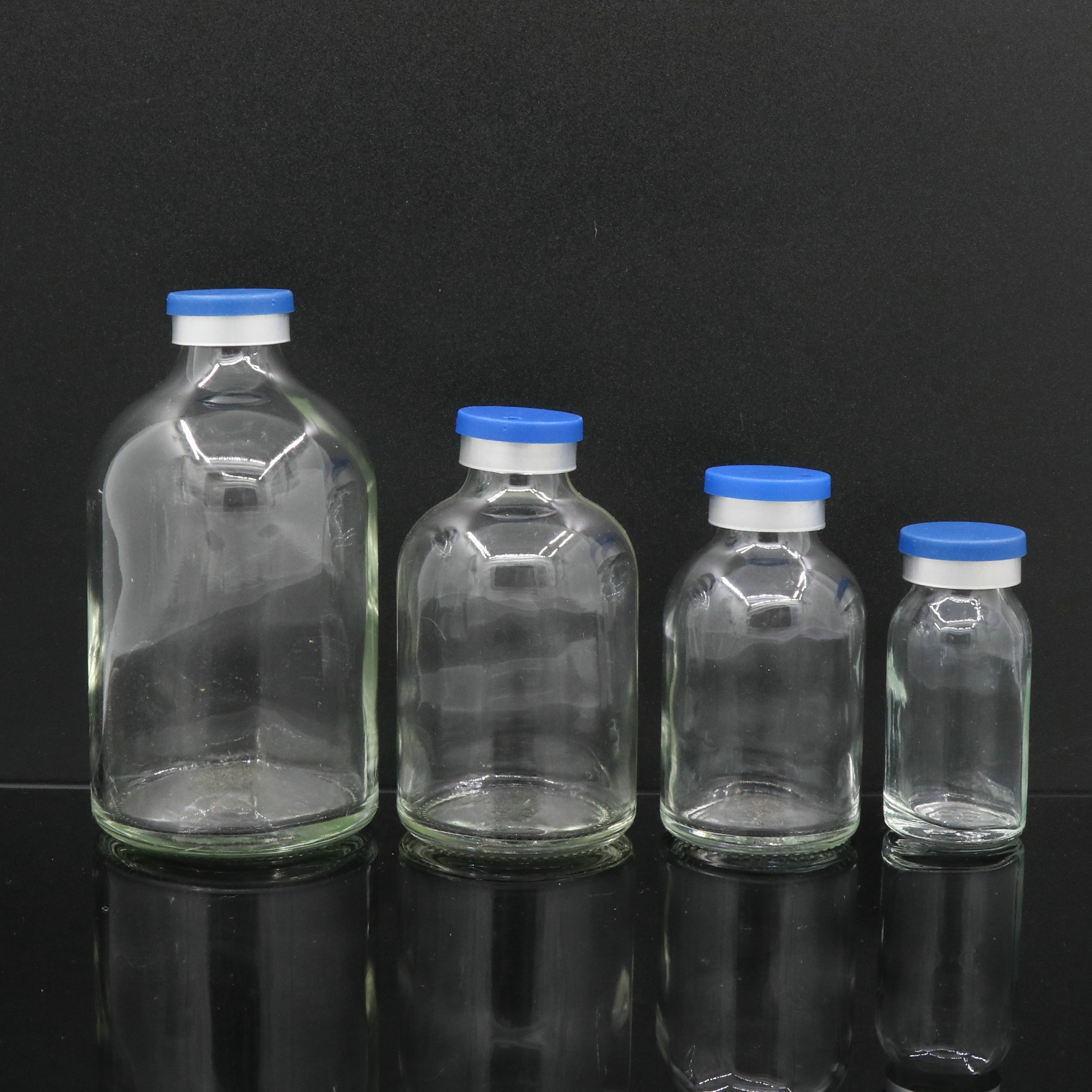 50ml 100ml glass penicillin vial, 100ml penicilin bottle stopper for pharma, pharma penicillin 100ml glass bottles