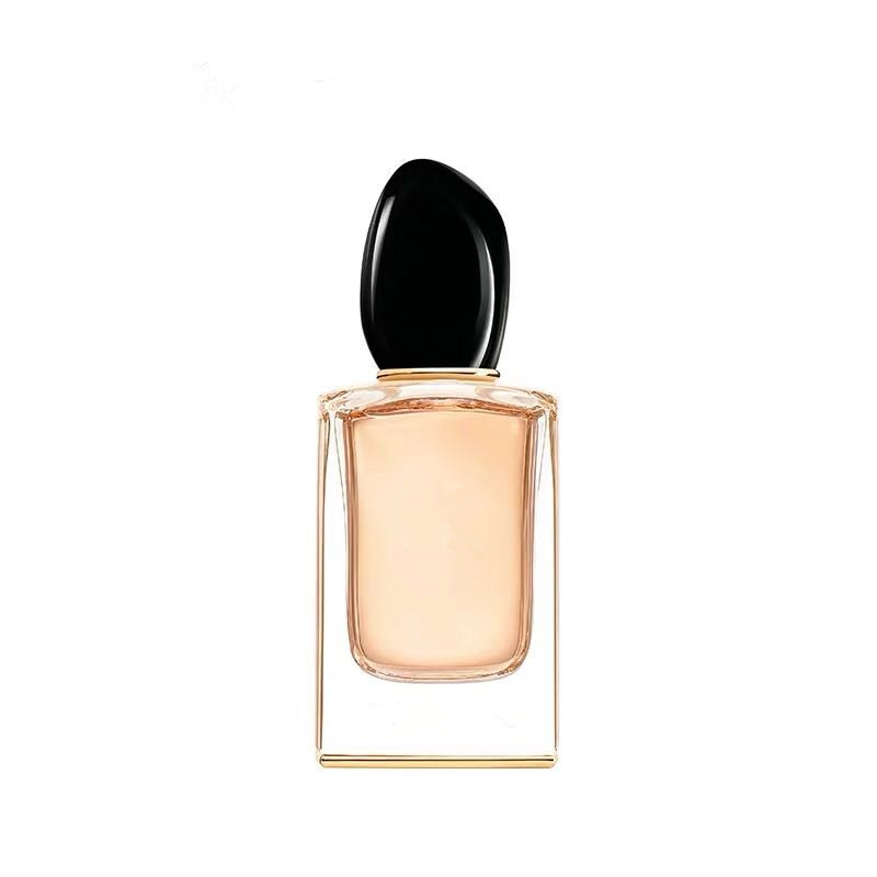 50ml 100ml inside spray red colored square si perfume bottles glass