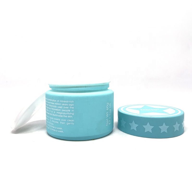 50ml 100ml matte purple opal porcelain white glass cosmetic cream jar 100g for cream cosmetic
