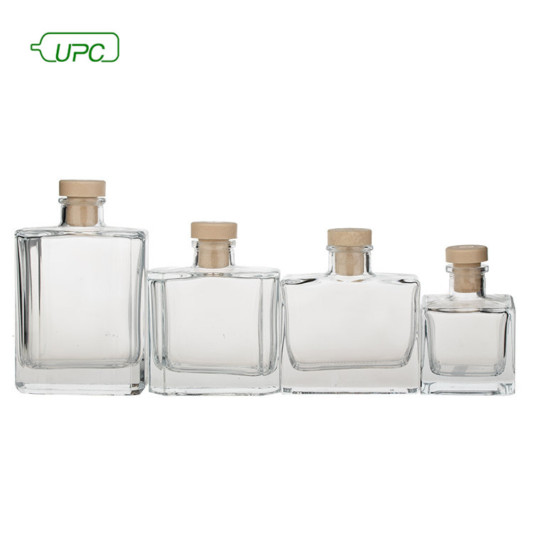 50ml 100ml round clear glass perfume bottle with cork