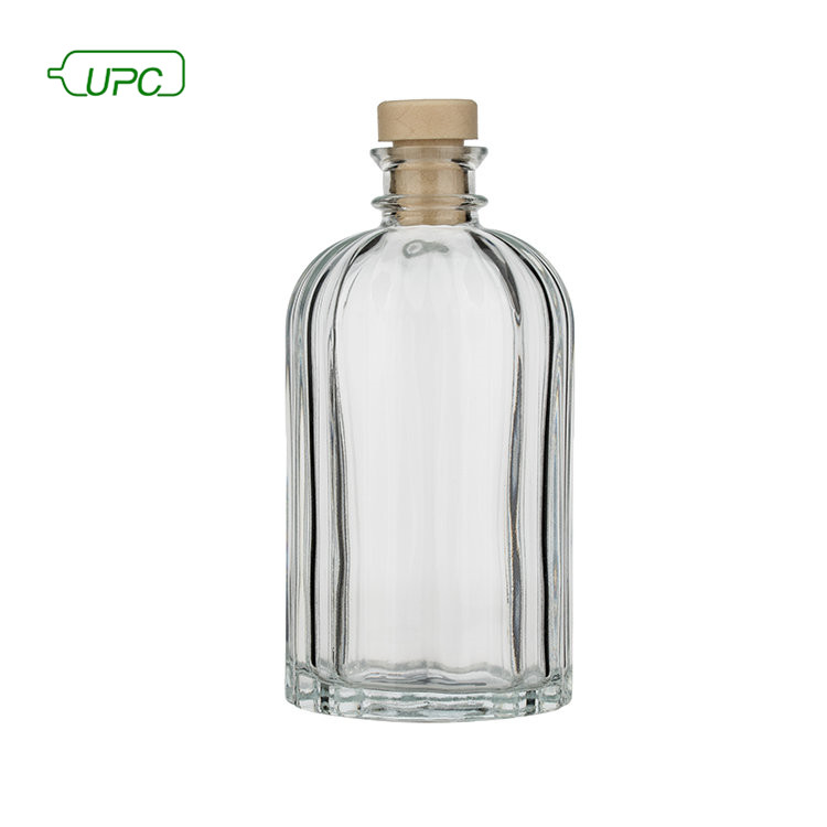 50ml 100ml round clear glass perfume bottle with cork