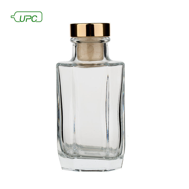 50ml 100ml round clear glass perfume bottle with cork