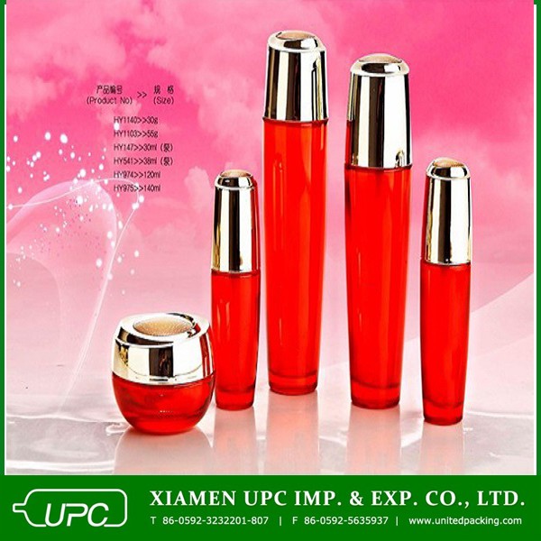 50ml 100ml wholesale Transparent skin care Pump Dispenser Hair Oil Glass Bottle