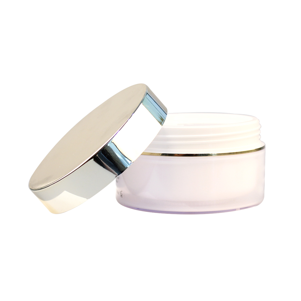 50ml 200ml 500ml plastic round cosmetic cream jar