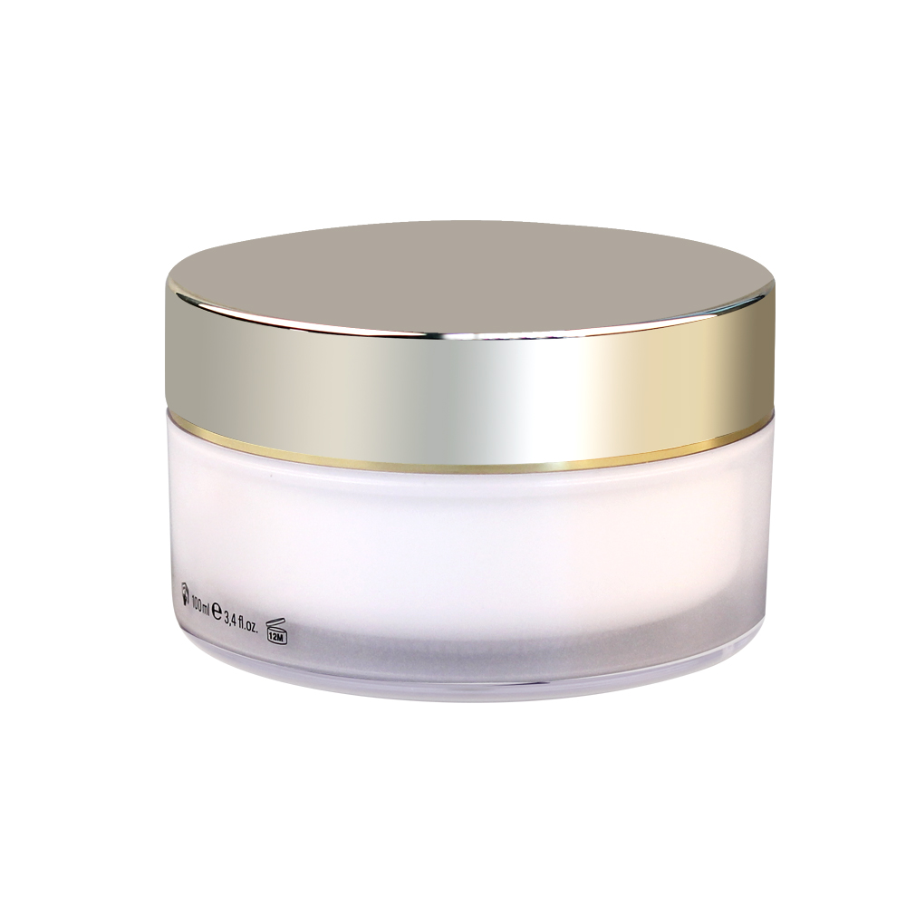 50ml 200ml 500ml plastic round cosmetic cream jar